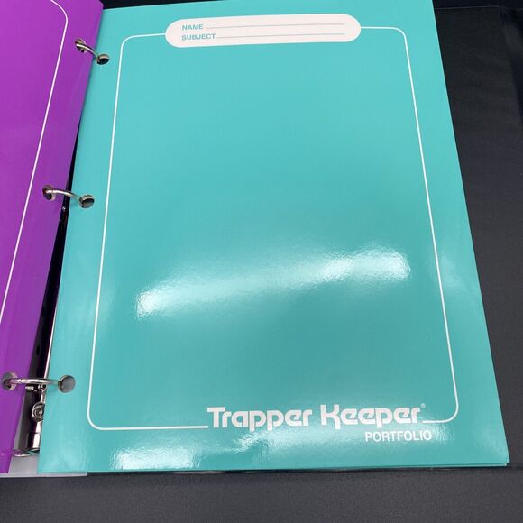 New Trapper Keeper 3 Ring Binder Retro Folder 2021 Mead 12 3/16" x 11 1/4" - Picture 4 of 7